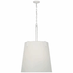 Winford 26" Sculpted Hanging Shade - Plaster White