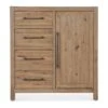 Terrace Row Four-Drawer Door Chest - Light Wood