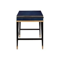 Kallista Large Blue Desk -France and So Furniture nw48pwjgikrambhiepjg