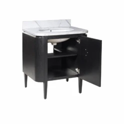 Briallen 30" Black Vanity With Oval Undermount Sink -France and So Furniture p009lsqrd2qmdziwg0at