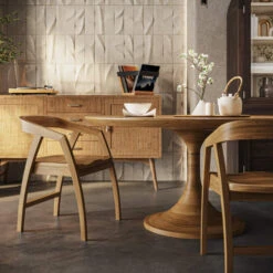 Pierre Round Dining Table 60'' In Antique French Oak 10 Pierre Round Dining Table 60'' In Antique French Oak -France and So Furniture pierre dining collection cam2 3 1cdfef4e 712f 4916 99fb 1b5562a3b0ef