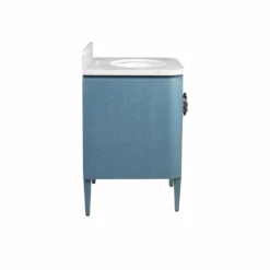 Briallen 30" Blue Linen Vanity With Oval Undermount Sink -France and So Furniture pmksox5flchkbrs3rkba