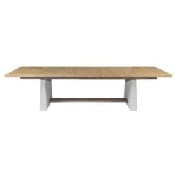 Irving Trestle Extension Dining Table 105-125" -France and So Furniture r22982 7