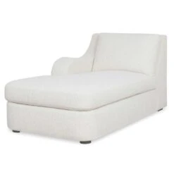 Dirk Chaise, Left Arm Facing - Snuggle Vanilla -France and So Furniture r23863 lc 0229 3