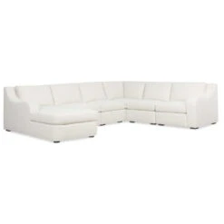 Dirk Chaise, Left Arm Facing - Snuggle Vanilla -France and So Furniture r23863 lc 0229 6