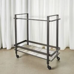 Biddie Bar Cart - Bronze -France and So Furniture r25277 3