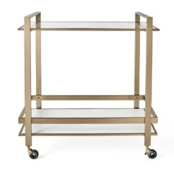 Biddie Bar Cart - Brass