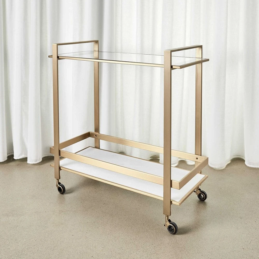Biddie Bar Cart - Brass 3 Biddie Bar Cart - Brass - Image 3