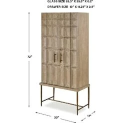Lincoln Bar Cabinet -France and So Furniture r25282 9