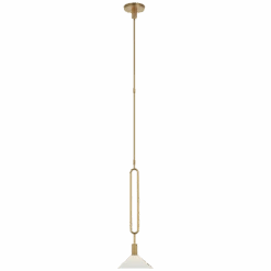 Atlas 8" Pendant - Antique Brass