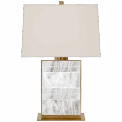 Quinn Bedside Lamp - Natural Brass