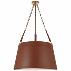 Miley Large Hanging Shade - Natural Brass