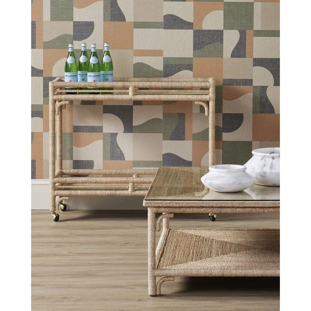 Olisa Rope Bar Cart 2 Olisa Rope Bar Cart - Image 2