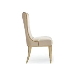 Refinement Dining Chair - Gold -France and So Furniture sig 416 282 side hr