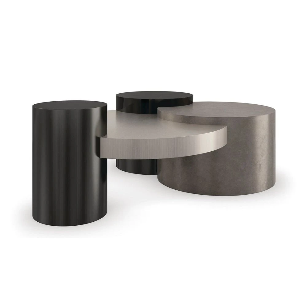 Galaxy Cocktail Table - Silver, Black, Grey 1 Galaxy Cocktail Table - Silver, Black, Grey