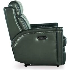Hamilton Power Loveseat With Power Headrest - Green -France and So Furniture ss116 phz2 029 side silo 4933ae65 724f 4fe7 8b34 ca6a859e6b5b