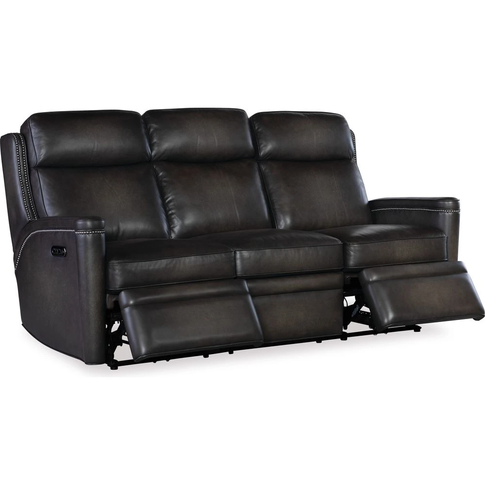 Hamilton Power Sofa With Power Headrest - Grey 4 Hamilton Power Sofa With Power Headrest - Grey - Image 4