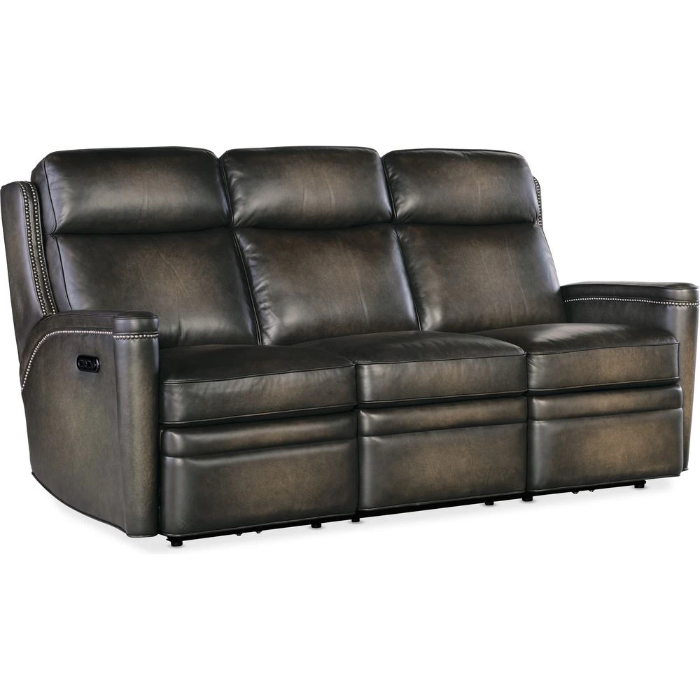 Hamilton Power Sofa With Power Headrest - Grey 1 Hamilton Power Sofa With Power Headrest - Grey