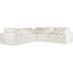 Barefoot 5-Seat Sectional - White