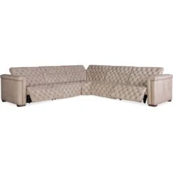 Savion Grandier 5-Piece Power HR Sectional W/2 Power Recline -France and So Furniture ss434 g5ps 082 open silo2 1ddf9875 79f3 4fea b01e 729f9b251e0b