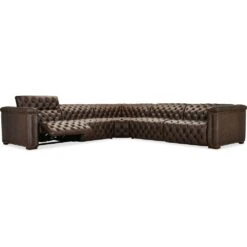 Savion Deux 5 Seat Sectional With Four Power Recliners And Six Power Headrests - Brown 11 Savion Deux 5 Seat Sectional With Four Power Recliners And Six Power Headrests - Brown -France and So Furniture ss435 5pc4 089 open silo b7236f83 1990 4c57 9f1c 91cca89c45aa