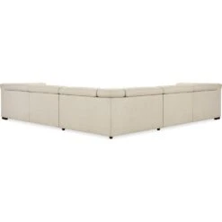 Savion Deux 5 Seat Sectional With Four Power Recliners And Six Power Headrests - Beige -France and So Furniture ss435 5pc4 414 back silo 1d2b89b1 03f2 4276 8259 72c15fbfc9b4