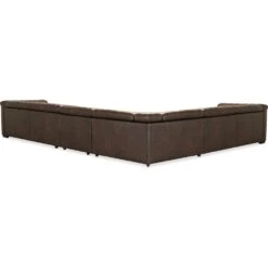 Savion Deux 6 Seat Sectional With Four Power Recliners And Seven Power Headrests - Brown -France and So Furniture ss435 6pc4 089 back silo 0e000d2c fb5f 48b3 b1b0 c21761de3ad5
