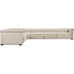 Savion Deux 6 Seat Sectional With Four Power Recliners And Seven Power Headrests - Beige 7 Savion Deux 6 Seat Sectional With Four Power Recliners And Seven Power Headrests - Beige -France and So Furniture ss435 6pc4 414 side silo 40c23f7e ee5b 4235 9a30 a04871bd4e04