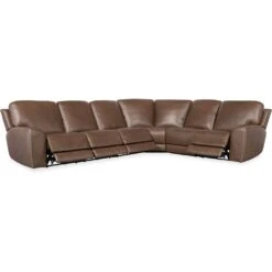 Torres 6 Piece Sectional With Power Recline & Power Headrest (Configuration 3) - Brown -France and So Furniture ss640 6pc4 088 open silo 85eddb42 31c9 48dc ae3e 583ab226277c
