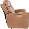 Twain Zero Gravity Power Sofa W/Power Headrest And Lumbar - Medium Brown