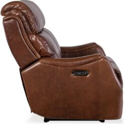 Harlan Zero Gravity Loveseat With Power Recline & Power Headrest - Brown -France and So Furniture ss734 phz2 088 side silo 6413e289 5c3d 4054 92a4 3b74c86750ea