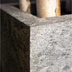 Birch Poles In Custom Rectangle Planter -France and So Furniture st225 ss detail 1 635x638 3c1bb219 64b3 42bb 9206 3fc0a9dbd4f1