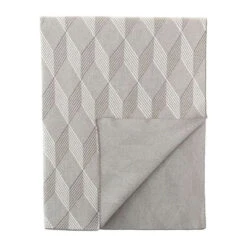 San Diego Diamond Knit Throw In Taupe