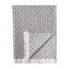 Camille Modern Birds Eye Throw In Black