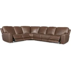 Beacon 6 Piece Sectional With Power Recline & Power Headrest (Configuration 2) - Brown -France and So Furniture tidby6hbe46wq7ah69rc b93fd8a1 6dee 4be7 8990 33b30aa5967d