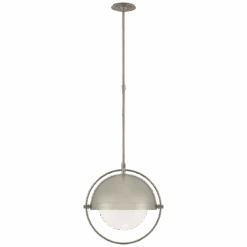 Zetta Large Orbital Pendant - Antique Nickel