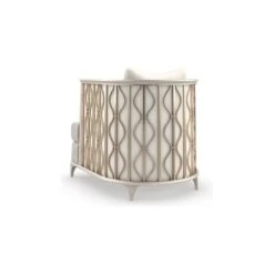 Retro Chic - Taupe, Gold -France and So Furniture uph 021 231 a back