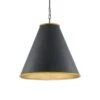 Pierrepont Large Black Pendant