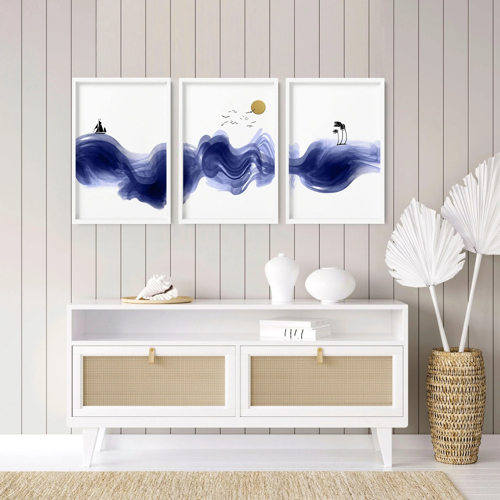 France and So Furniture 38 France and So Furniture -France and So Furniture wall decor nautical set of 3 wall art prints 429101