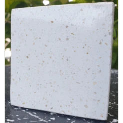 Terrazo Stone Bath Tub Freestanding - Natural -France and So Furniture whiteterrazzo