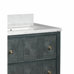 Santos 28" Vintage Navy Vanity With Rectangular Undermount Sink -France and So Furniture wvu2qhpkqotgvja2yiqq