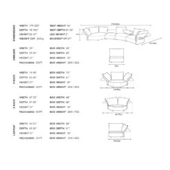 Tavora 4-Piece Sectional - Warm Taupe -France and So Furniture xo10193 FT ROOT Internal Items SER TOBA WATA S 1