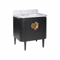 Briallen 30" Black Vanity With Oval Undermount Sink -France and So Furniture xtdksjwh3dasoi7fjr8s