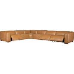 Nimbus 6 Seat Sectional 3-Power Recline & Power Headrest - Brown -France and So Furniture yaw3iw49accbouligzzc c0e97d96 bfe8 42d4 93aa cdbf42c2b156
